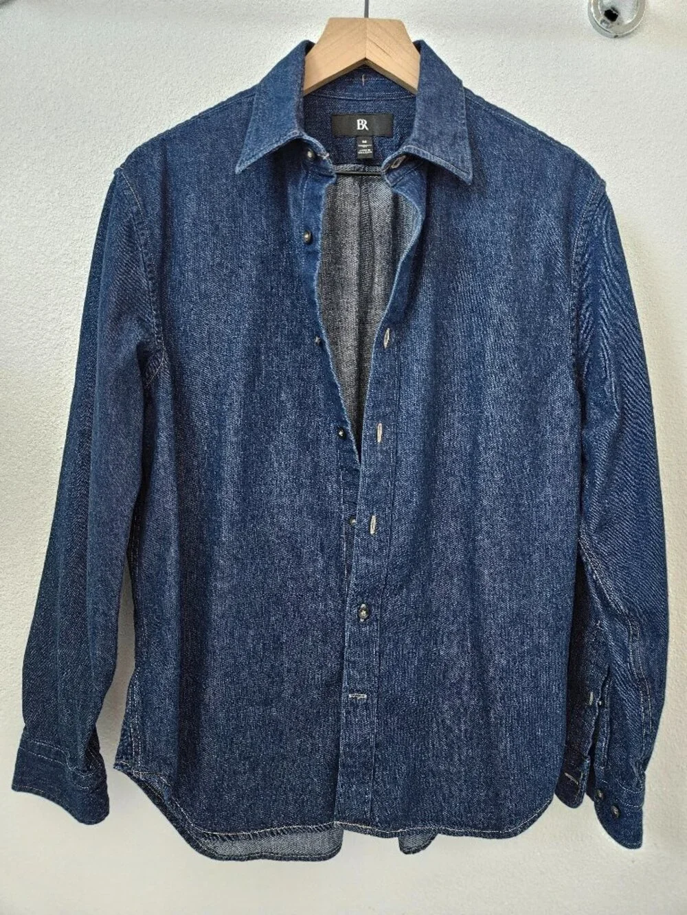 Banana Republic Men's Dark blue denim shirt standard fit size M